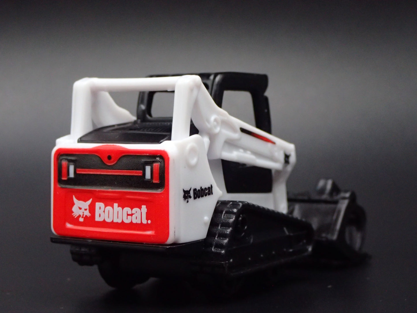 CONSTRUCTION SKID STEER BOBCAT LOADER WHITE 1:64 SCALE DIECAST MODEL CAR