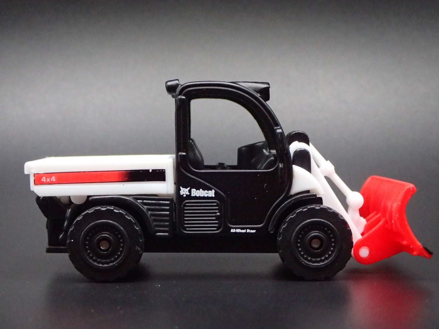 CONSTRUCTION SKID STEER BOBCAT PLOW AND TRUCK BED 1:64 SCALE DIECAST MODEL CAR
