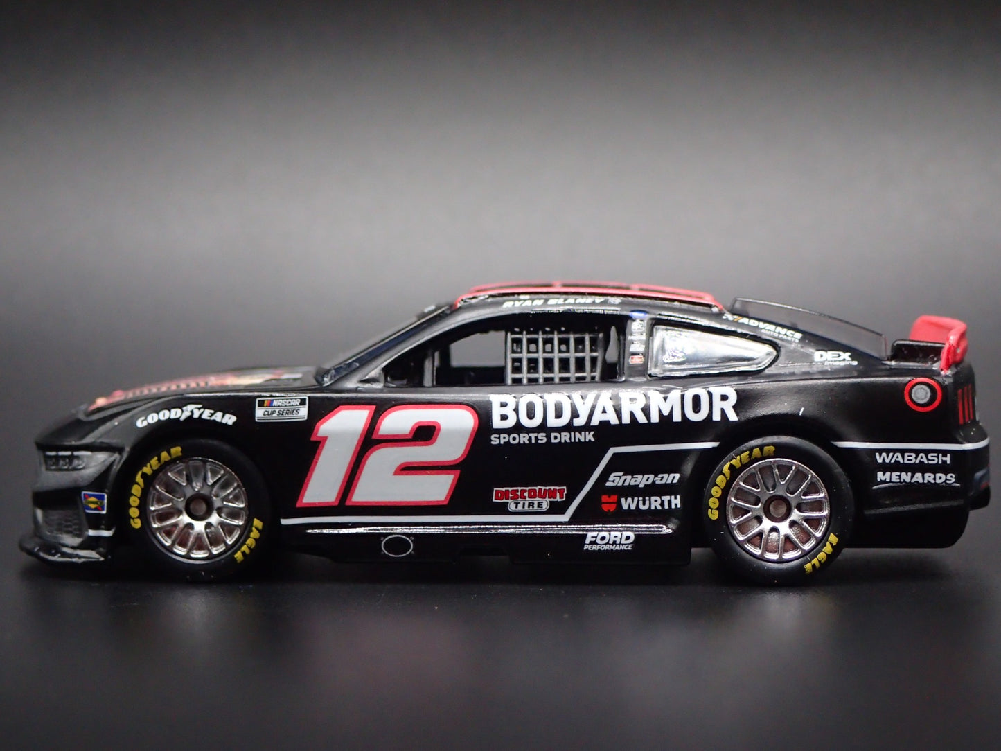 2025 25 FORD MUSTANG #12 RYAN BLANEY BODYARMOR NASCAR 1:64 SCALE DIECAST CAR