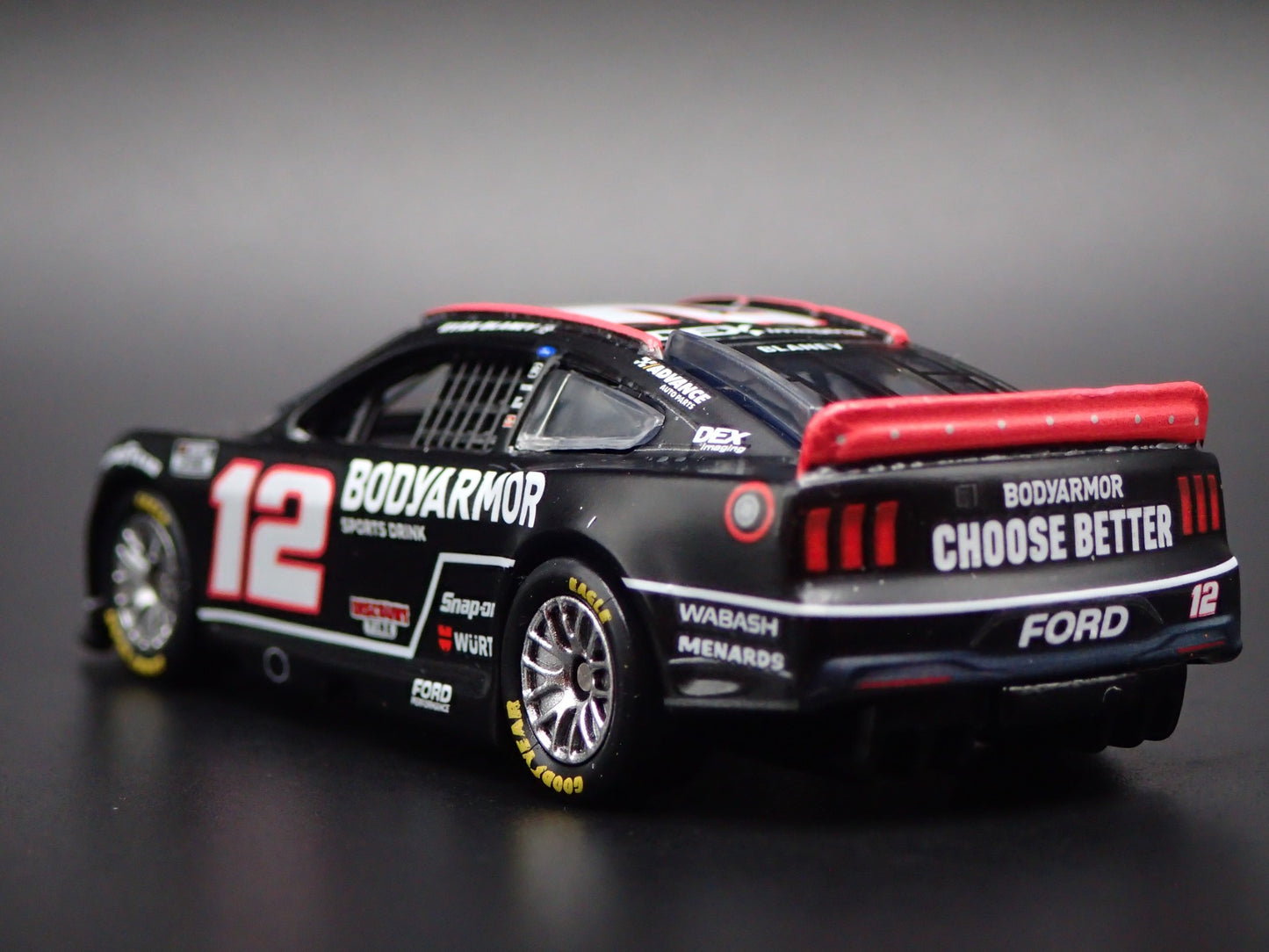 2025 25 FORD MUSTANG #12 RYAN BLANEY BODYARMOR NASCAR 1:64 SCALE DIECAST CAR