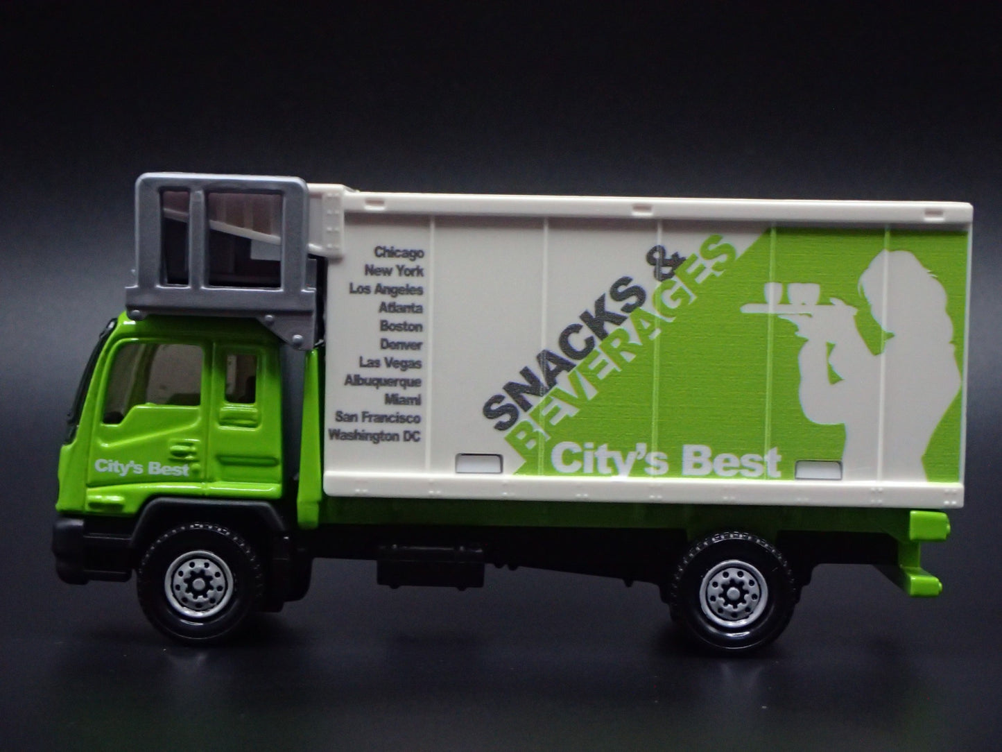 AIRPORT SERVICE TRUCK GMC T8500 SNACK & BEVERAGE 1:64 MB SCALE DIECAST MODEL CAR
