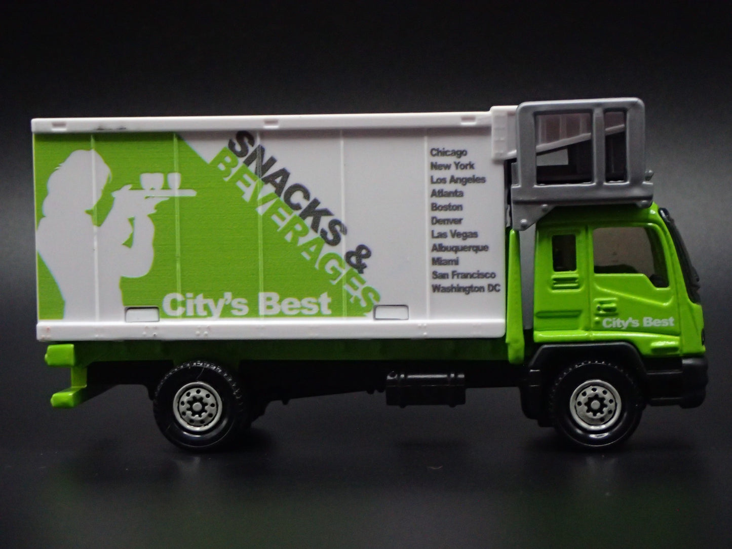 AIRPORT SERVICE TRUCK GMC T8500 SNACK & BEVERAGE 1:64 MB SCALE DIECAST MODEL CAR