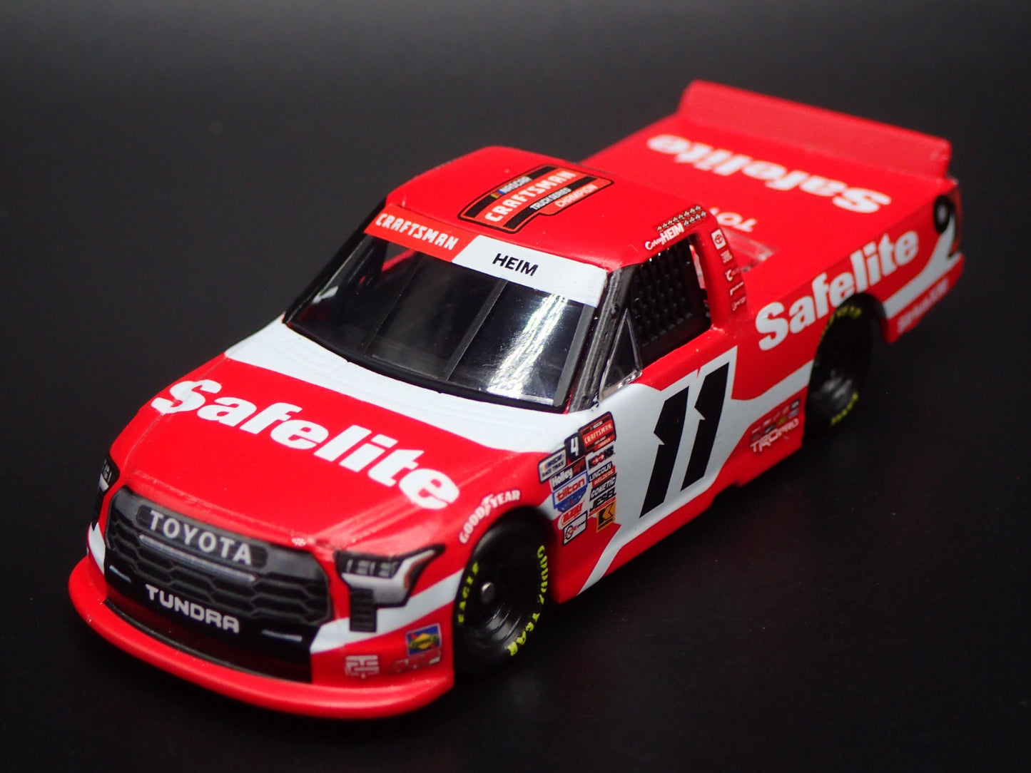 2025 25 TOYOTA TUNDRA 11 COREY HEIM NASCAR TRUCK CHAMPION 1:64 SCALE DIECAST CAR