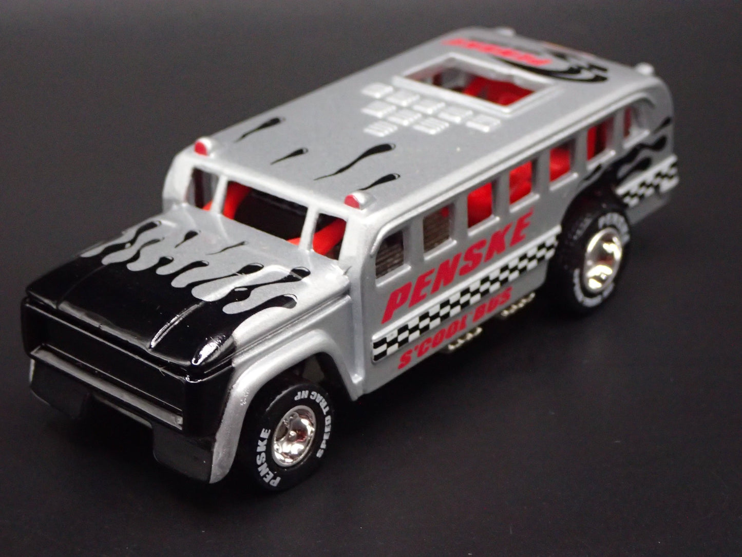 SCOOL SCHOOL BUS VINTAGE DRAGSTER NHRA PENSKE 1:64 SCALE DIECAST MODEL CAR