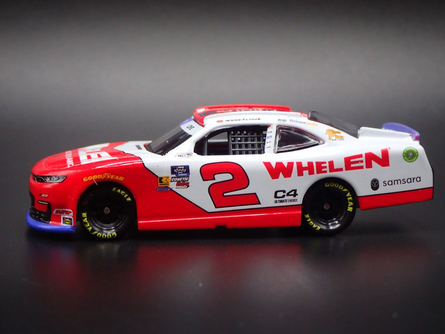 2025 25 CHEVY 2 JESSE LOVE WHELEN XFINITY CHAMPION NASCAR 1:64 SCALE DIECAST CAR