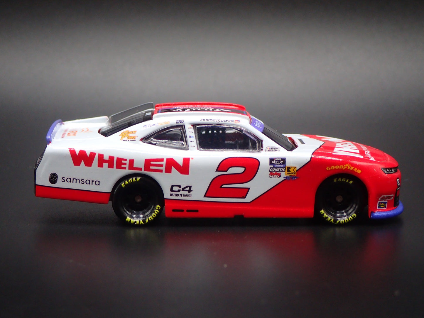 2025 25 CHEVY 2 JESSE LOVE WHELEN XFINITY CHAMPION NASCAR 1:64 SCALE DIECAST CAR