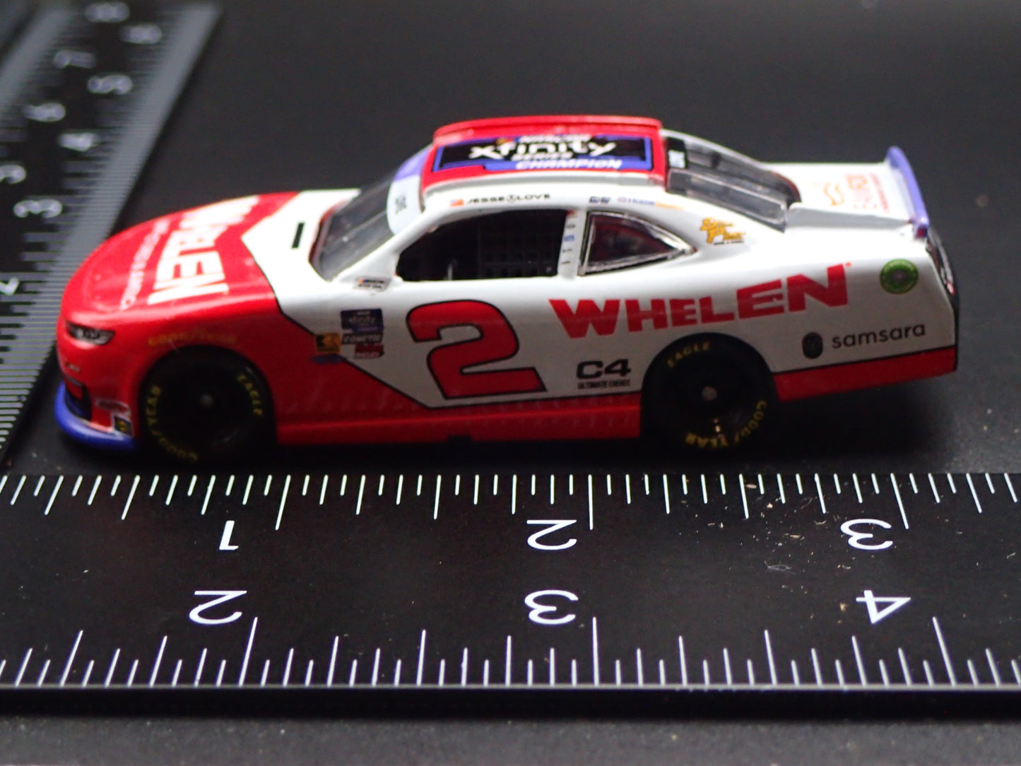 2025 25 CHEVY 2 JESSE LOVE WHELEN XFINITY CHAMPION NASCAR 1:64 SCALE DIECAST CAR