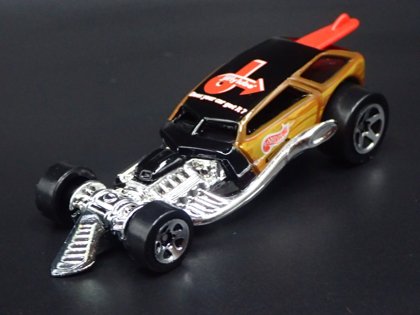 HOT WHEELS SURF CRATE CUSTOM HOT ROD CAR JIFFY LUBE 1/64 SCALE DIECAST MODEL CAR