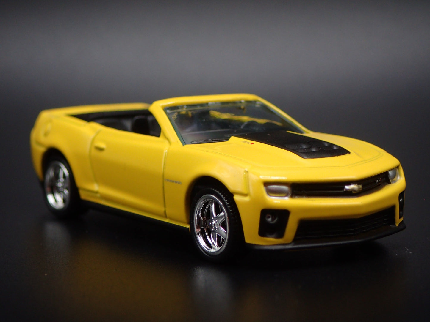 2013 CHEVY CHEVROLET CAMARO ZL1 CONVERTIBLE YELLOW 1:64 SCALE DIECAST MODEL CAR