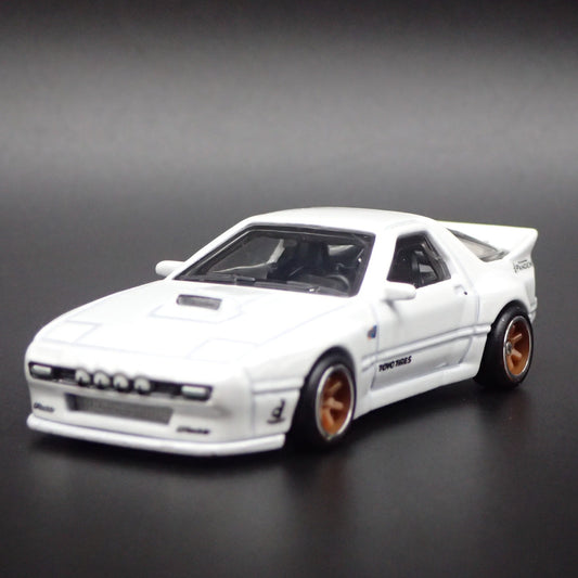 MAZDA RX7 FC PANDEM JDM WHITE 1:64 SCALE COLLECTIBLE DIORAMA DIECAST MODEL CAR
