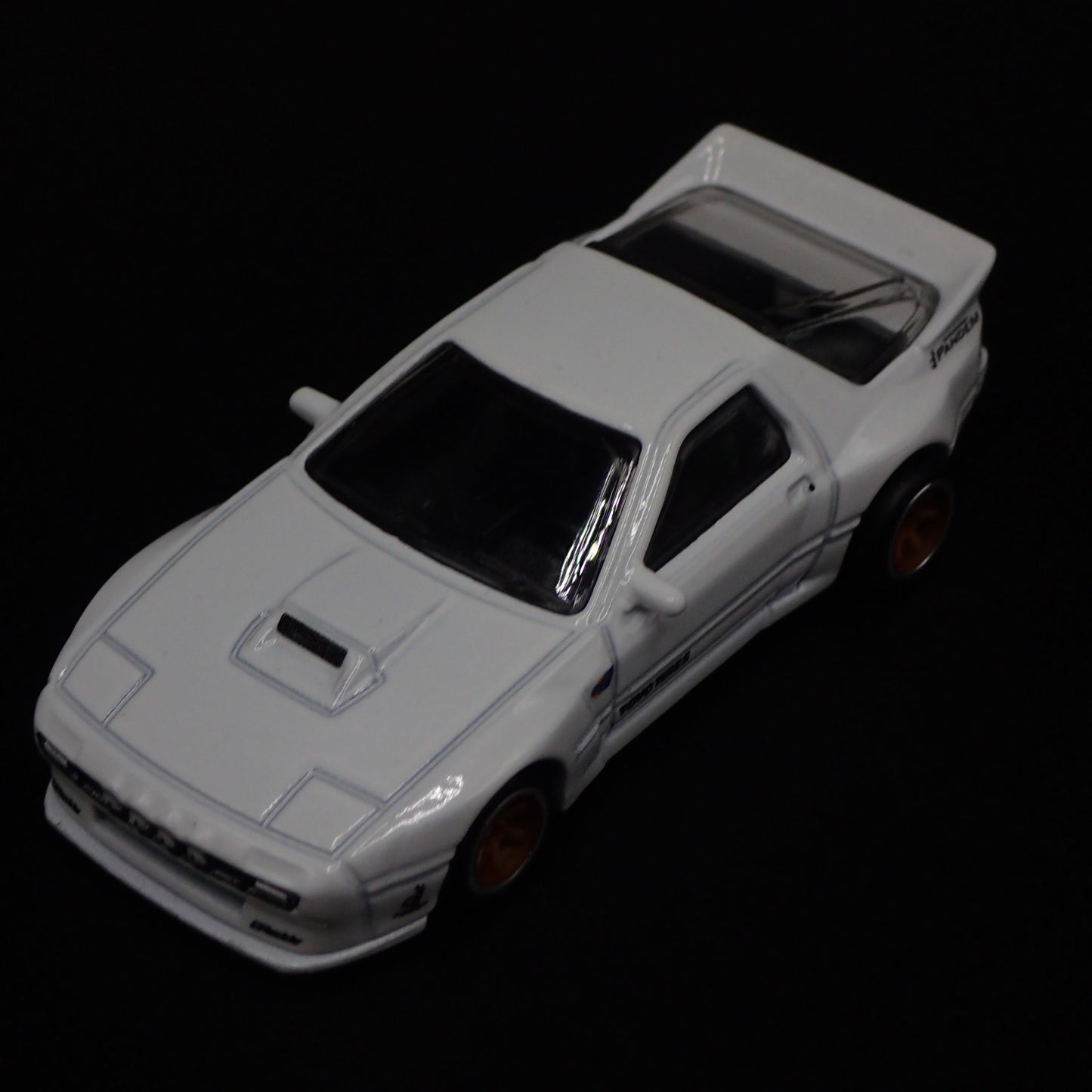MAZDA RX7 FC PANDEM JDM WHITE 1:64 SCALE COLLECTIBLE DIORAMA DIECAST MODEL CAR
