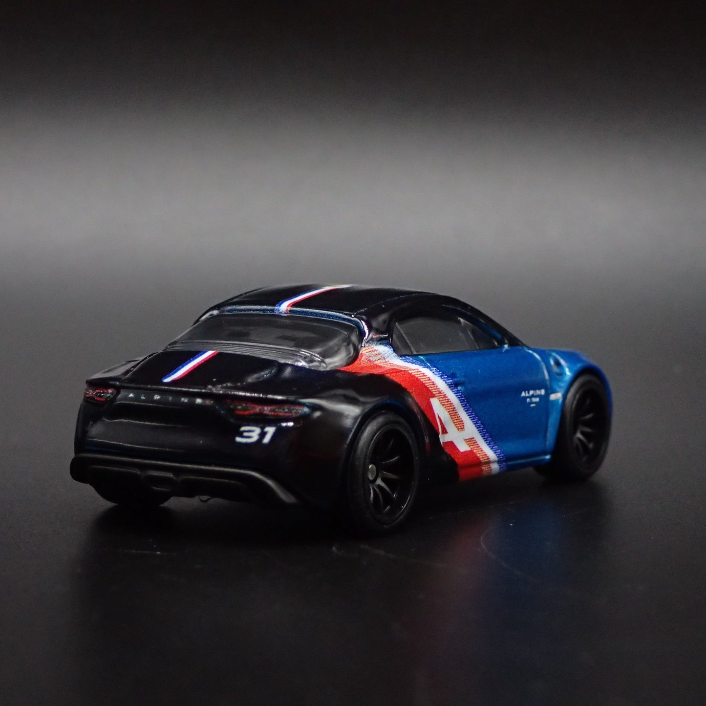 2017-2025 ALPINE A110 BLUE 1:64 SCALE COLLECTIBLE DIORAMA DIECAST MODEL CAR