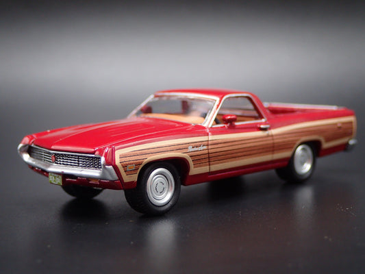 1970 70 FORD RANCHERO SQUIRE PICKUP TRUCK RED 1:64 SCALE DIECAST MODEL CAR