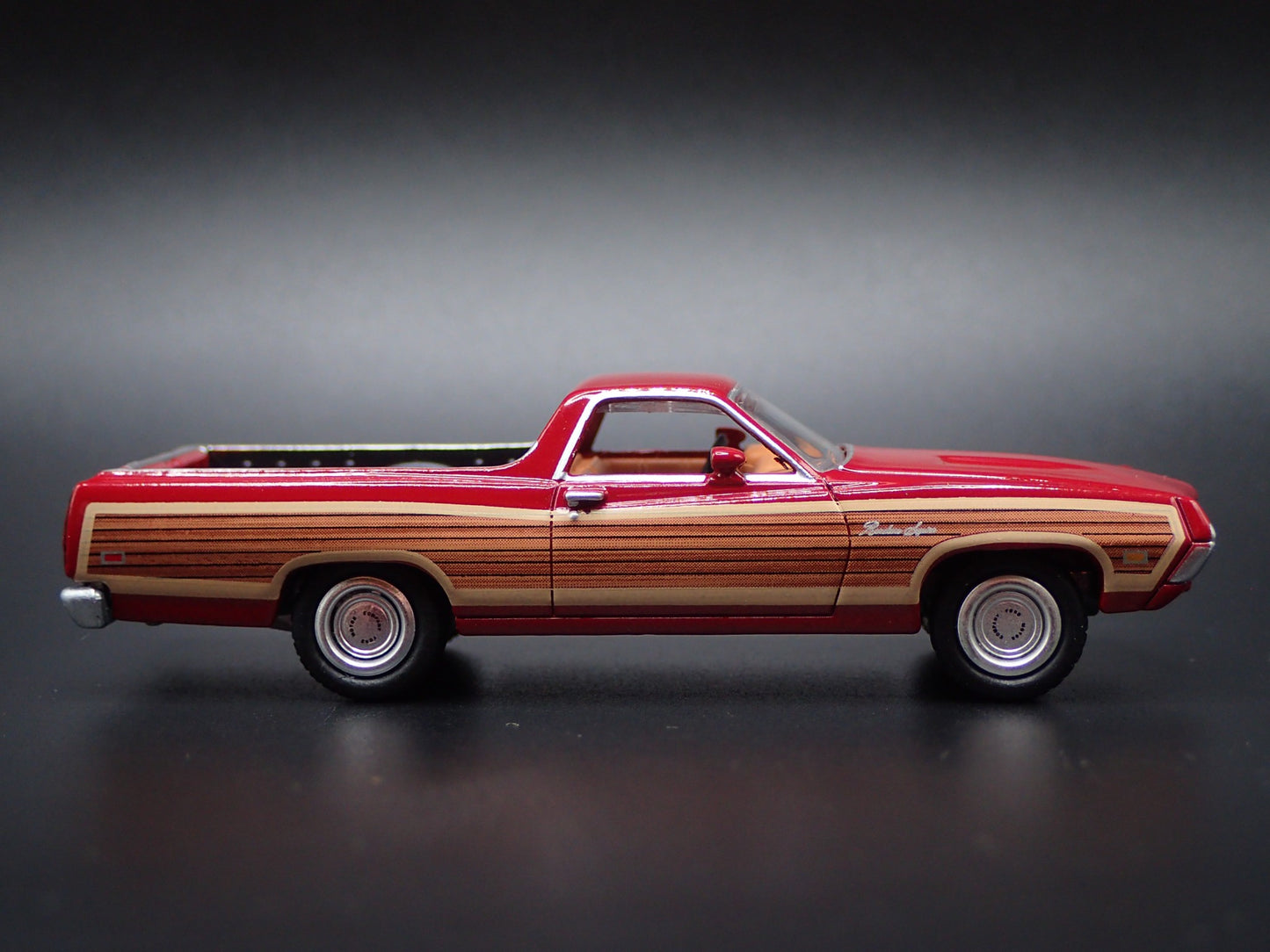 1970 70 FORD RANCHERO SQUIRE PICKUP TRUCK RED 1:64 SCALE DIECAST MODEL CAR