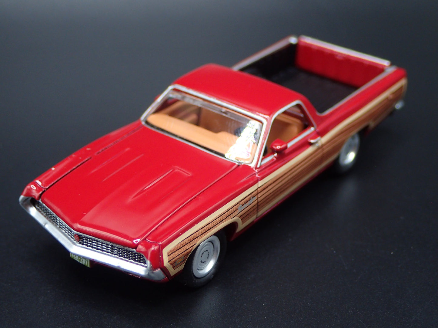 1970 70 FORD RANCHERO SQUIRE PICKUP TRUCK RED 1:64 SCALE DIECAST MODEL CAR