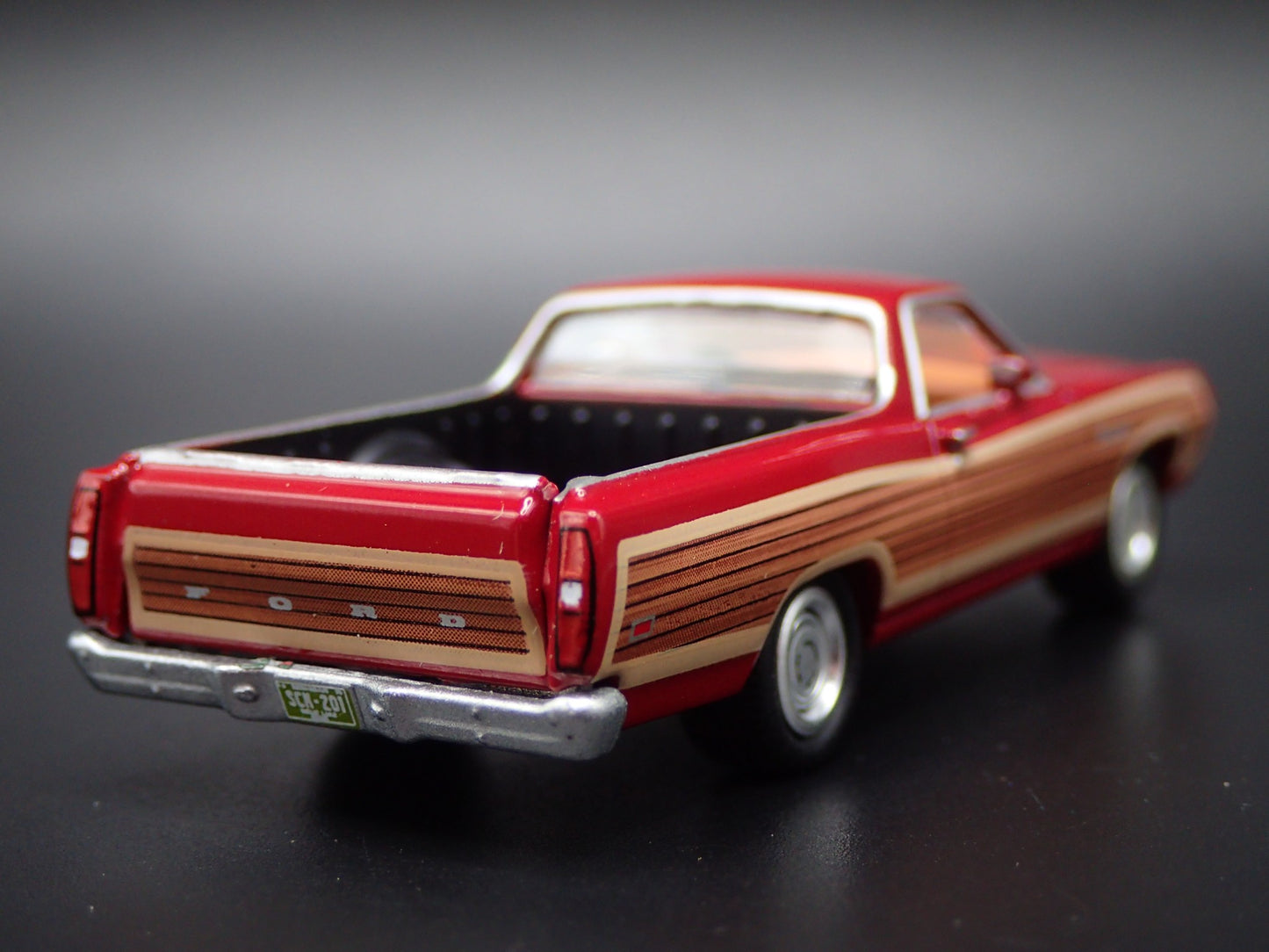 1970 70 FORD RANCHERO SQUIRE PICKUP TRUCK RED 1:64 SCALE DIECAST MODEL CAR
