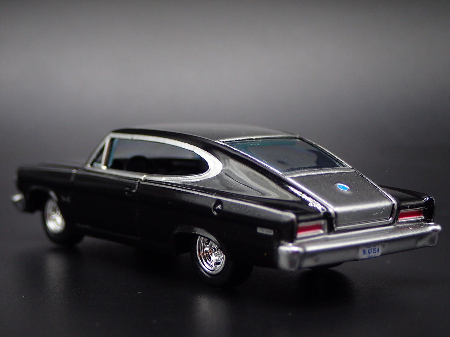 1966 66 AMC RAMBLER MARLIN BLK 1:64 SCALE COLLECTIBLE DIORAMA DIECAST MODEL CAR