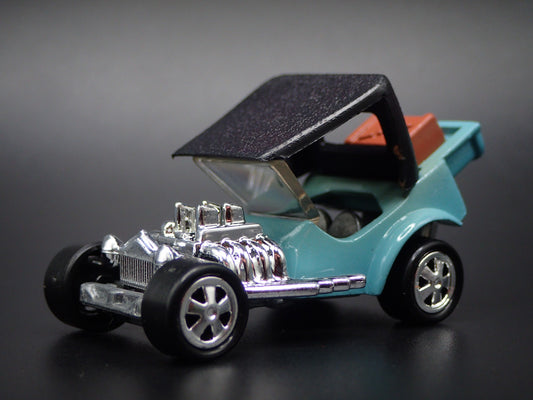 FORD ROADSTER CUSTOM HOT ROD TNT BLUE 1:64 SCALE DIORAMA DIECAST MODEL CAR