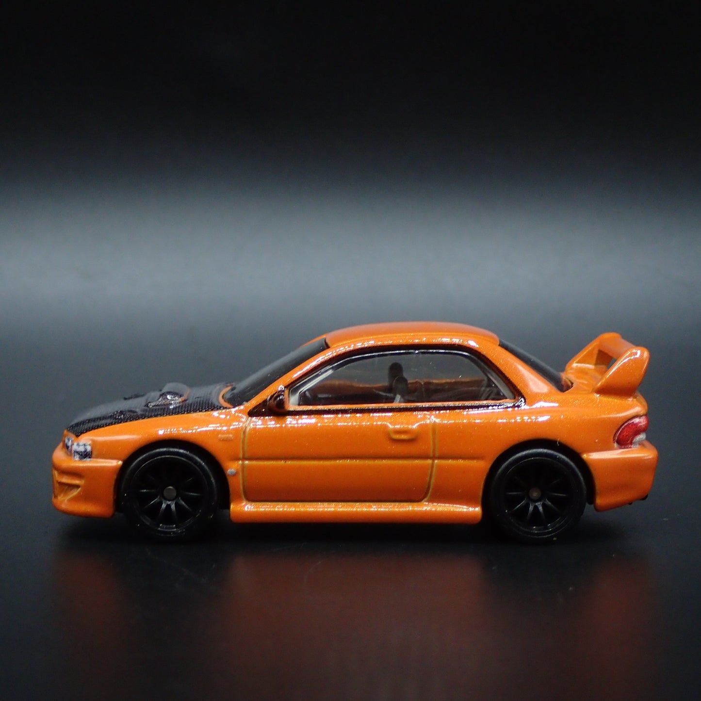 1992-2000 SUBARU IMPREZA 22B STI ORANGE 1:64 SCALE COLLECTIBLE DIECAST MODEL CAR
