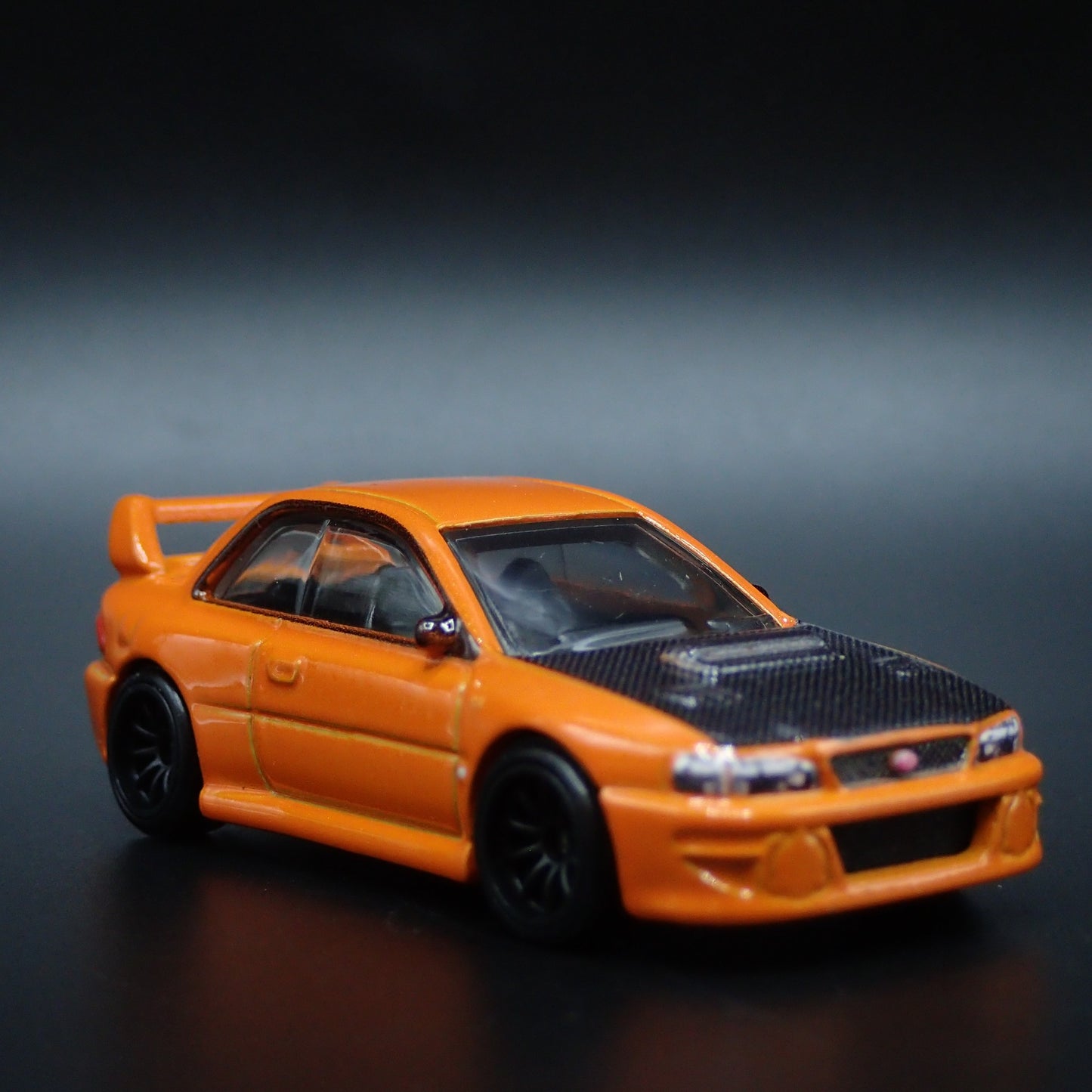 1992-2000 SUBARU IMPREZA 22B STI ORANGE 1:64 SCALE COLLECTIBLE DIECAST MODEL CAR