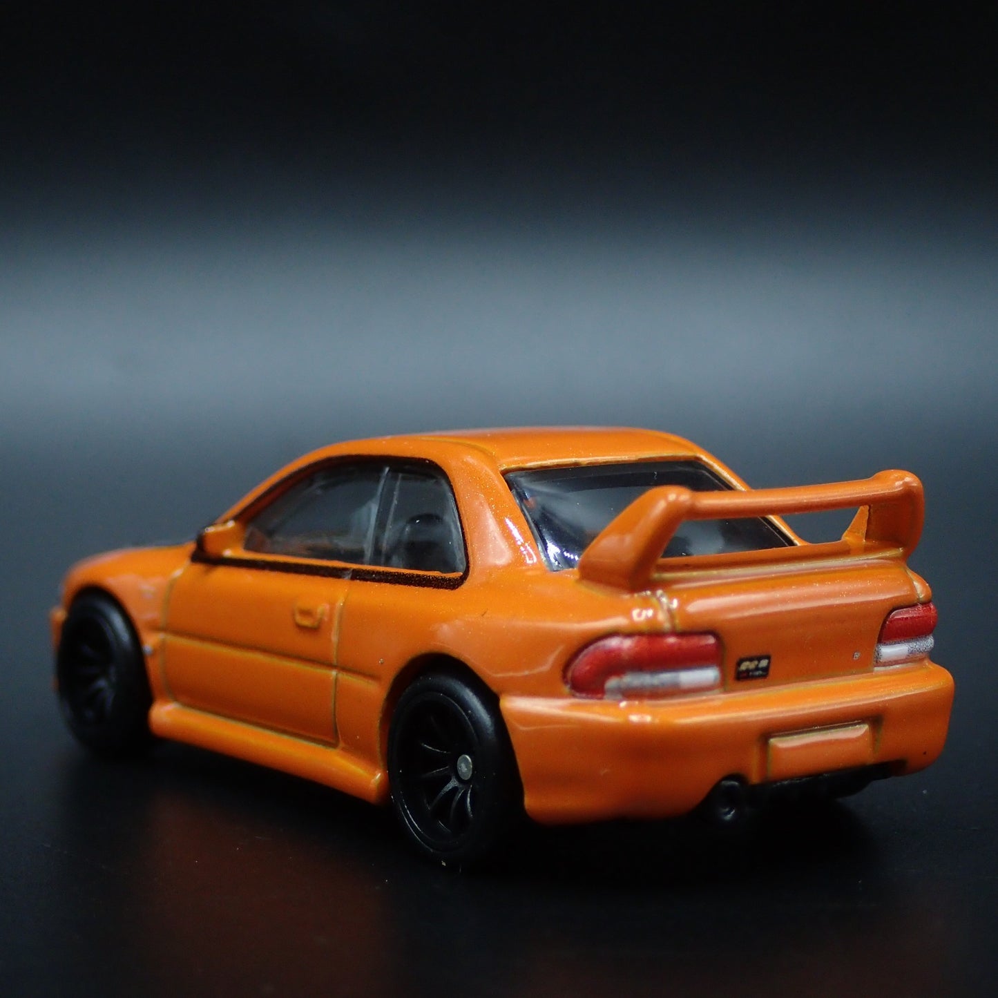 1992-2000 SUBARU IMPREZA 22B STI ORANGE 1:64 SCALE COLLECTIBLE DIECAST MODEL CAR