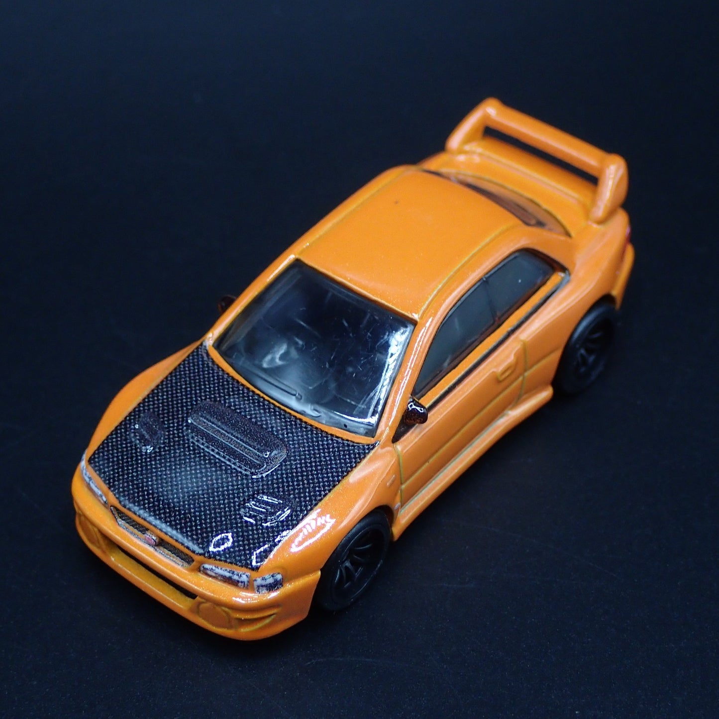 1992-2000 SUBARU IMPREZA 22B STI ORANGE 1:64 SCALE COLLECTIBLE DIECAST MODEL CAR