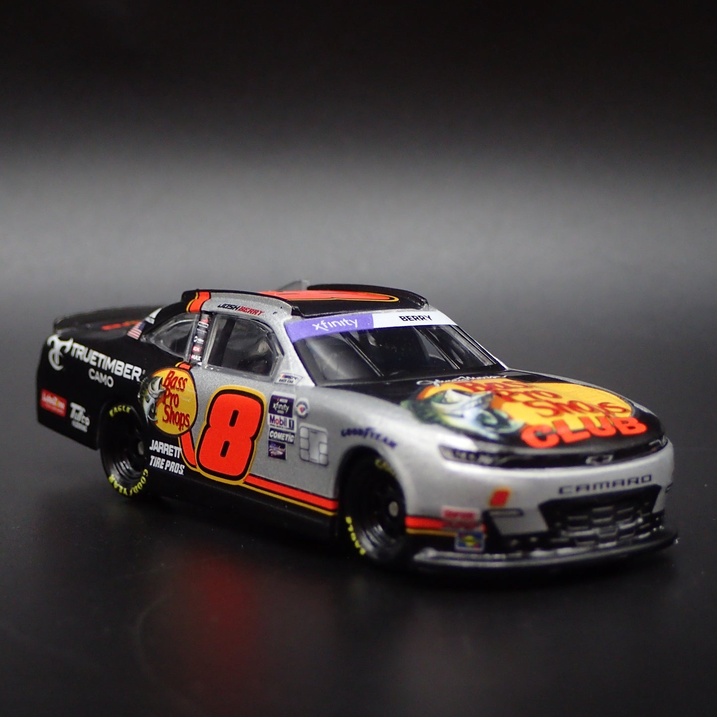 2023 CHEVY CAMARO 8 JOSH BERRY BASS PRO SHOP NASCAR 1:64 SCALE DIECAST MODEL CAR