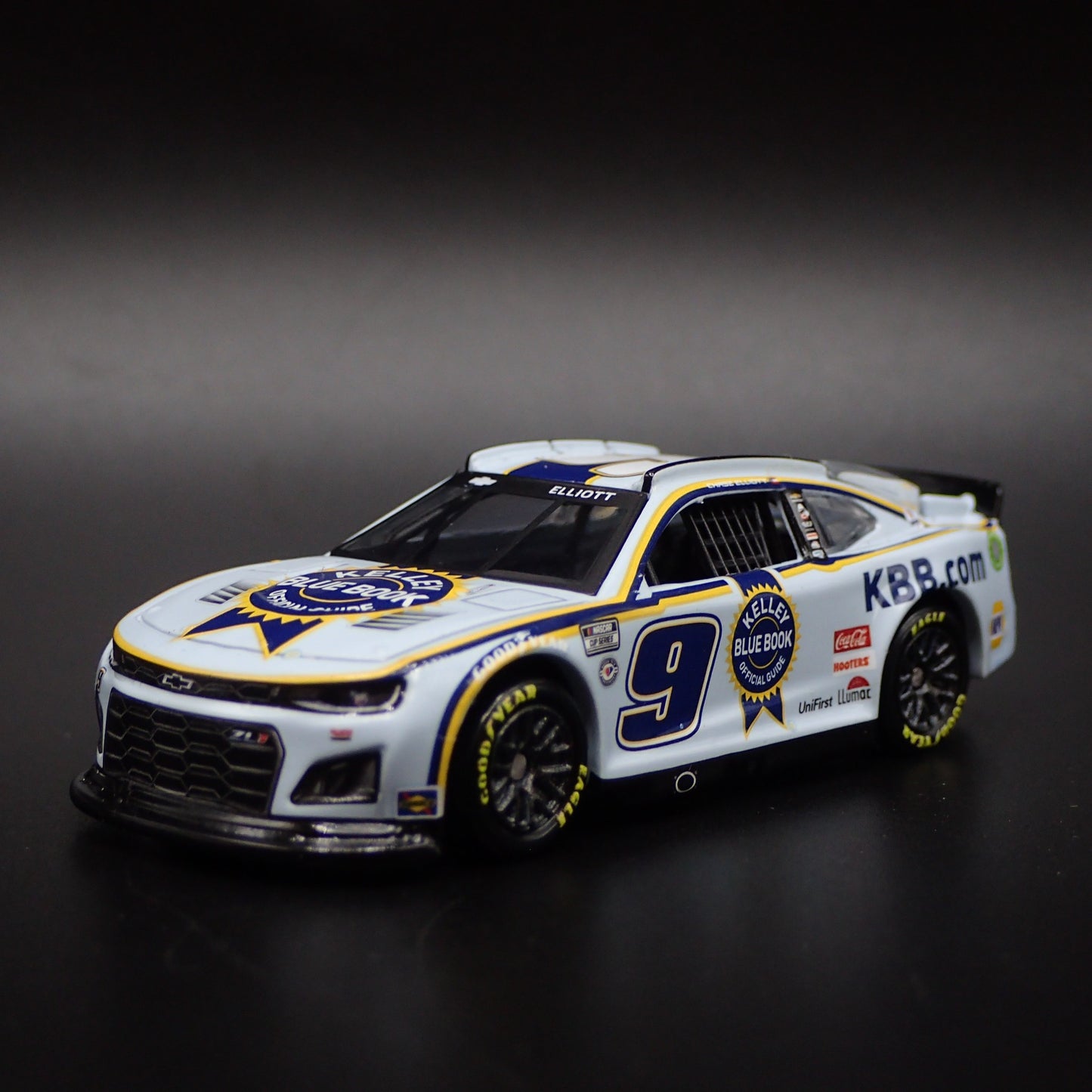 2023 CHEVY CAMARO ZL1 #9 CHASE ELLIOTT KELLEY BLUE NASCAR 1:64 SCALE DIECAST CAR