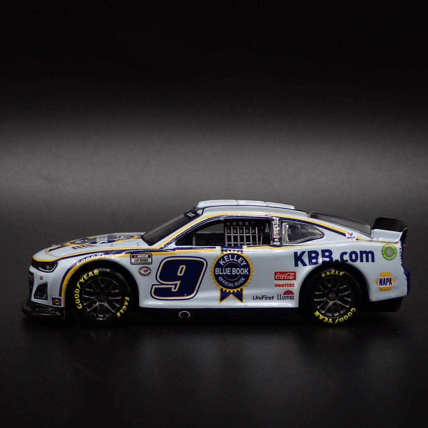 2023 CHEVY CAMARO ZL1 #9 CHASE ELLIOTT KELLEY BLUE NASCAR 1:64 SCALE DIECAST CAR