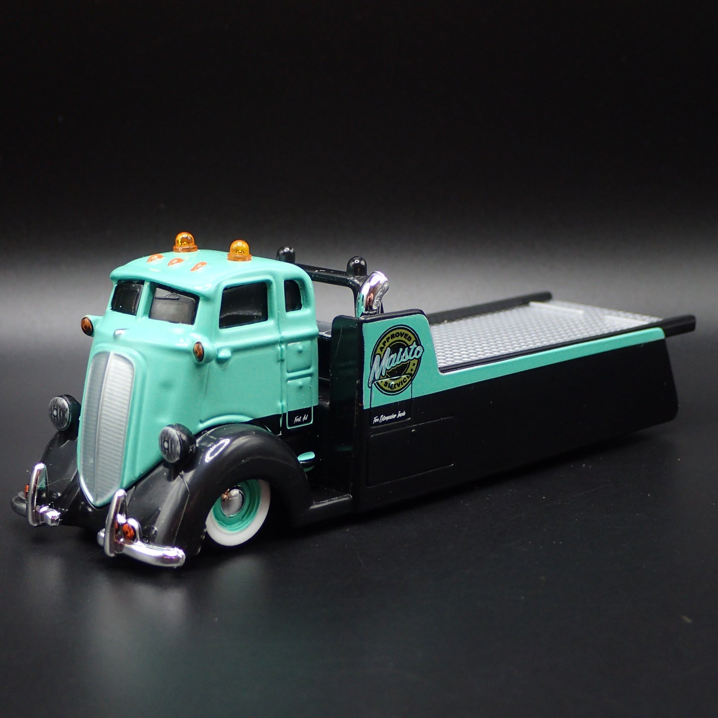 COE FLATBED CAR HAULER RARE 1:64 SCALE COLLECTIBLE DIORAMA DIECAST MODEL CAR