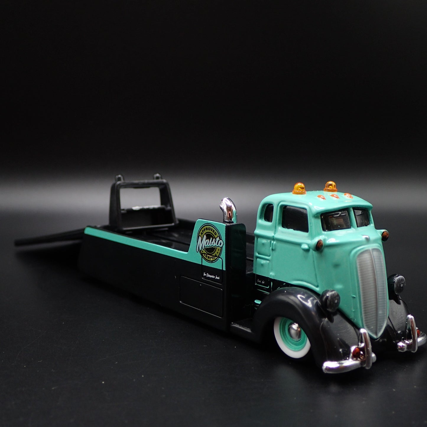 COE FLATBED CAR HAULER RARE 1:64 SCALE COLLECTIBLE DIORAMA DIECAST MODEL CAR