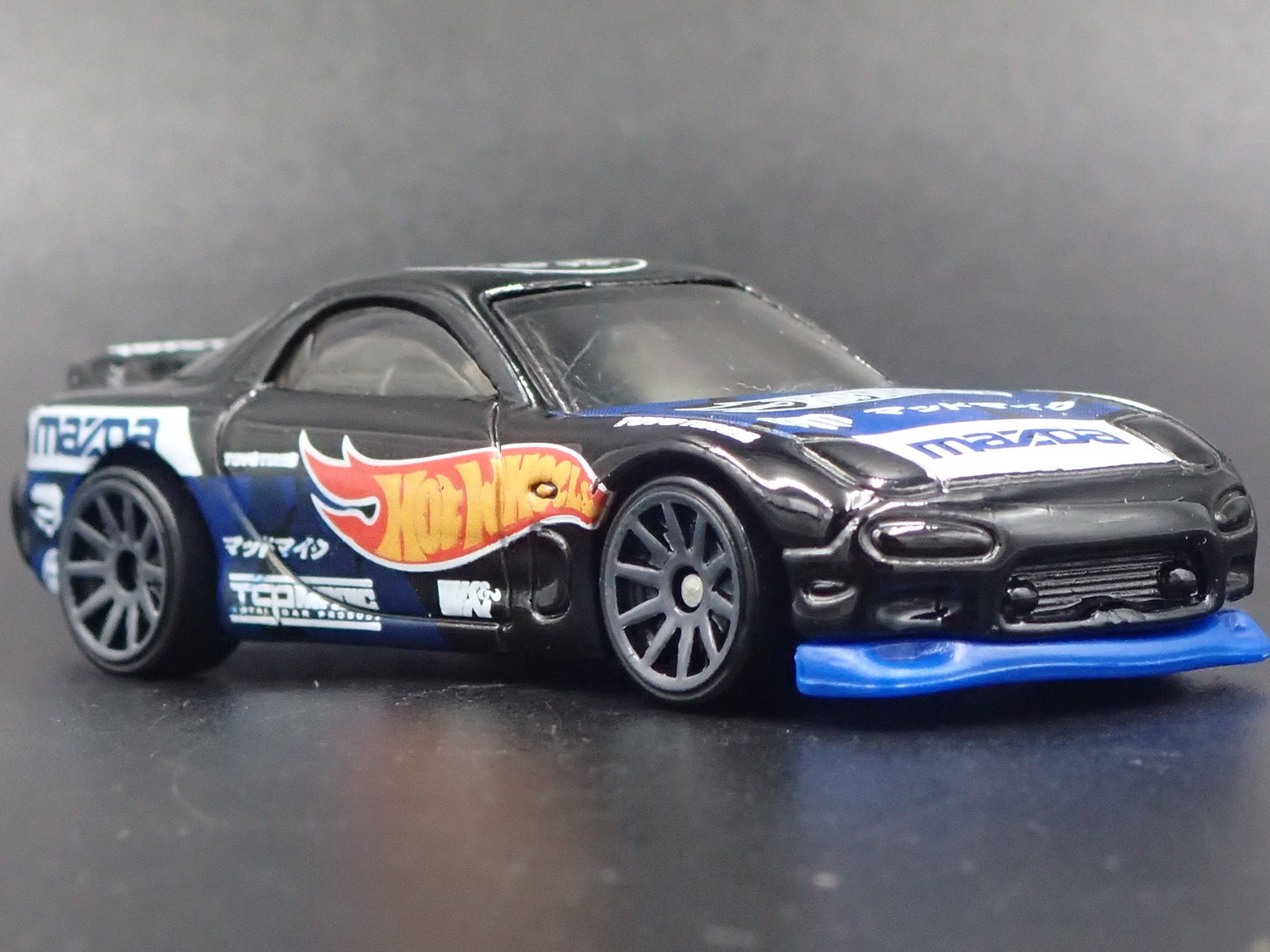 1992-2002 MAZDA RX7 JDM BLACK 1:64 SCALE COLLECTIBLE DIORAMA DIECAST MODEL CAR