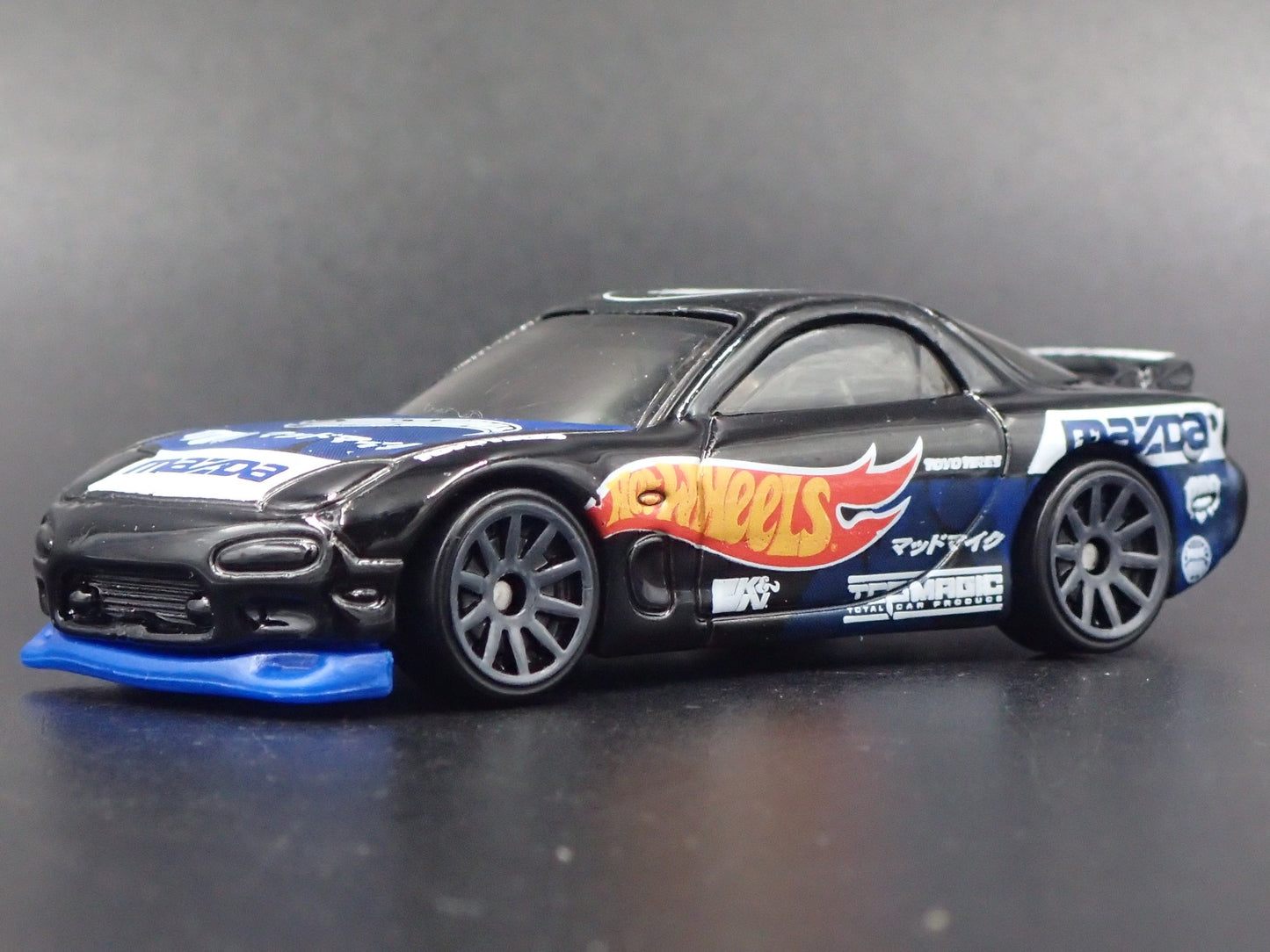 1992-2002 MAZDA RX7 JDM BLACK 1:64 SCALE COLLECTIBLE DIORAMA DIECAST MODEL CAR