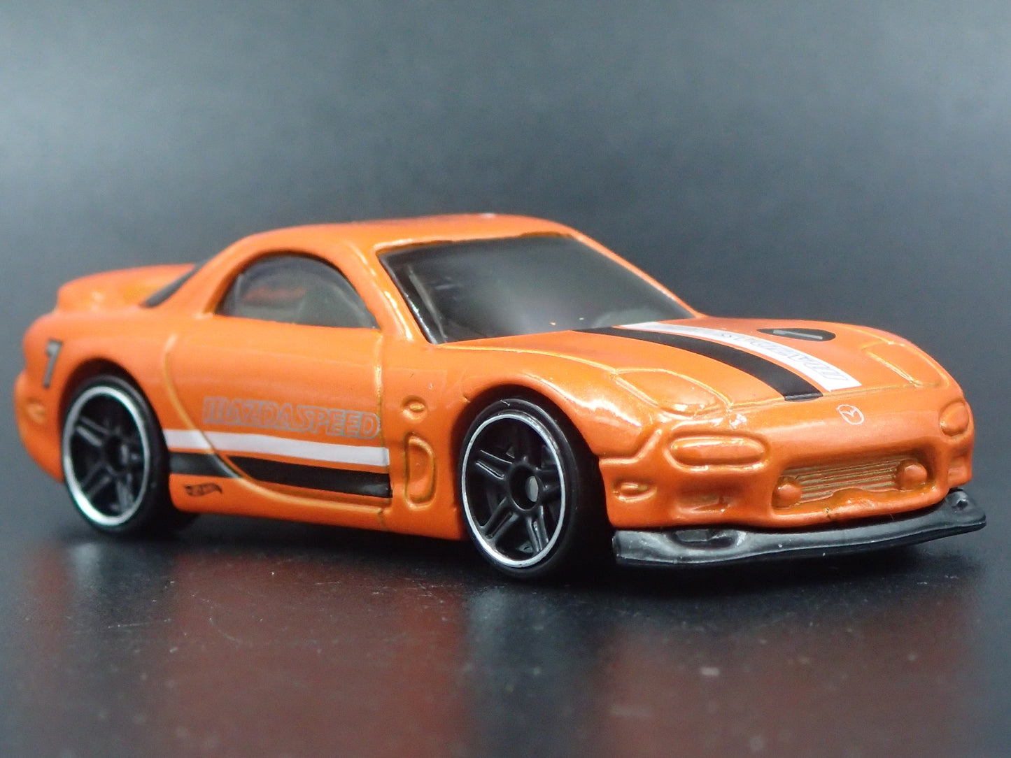 1992-2002 MAZDA RX7 JDM ORANGE 1:64 SCALE COLLECTIBLE DIORAMA DIECAST MODEL CAR