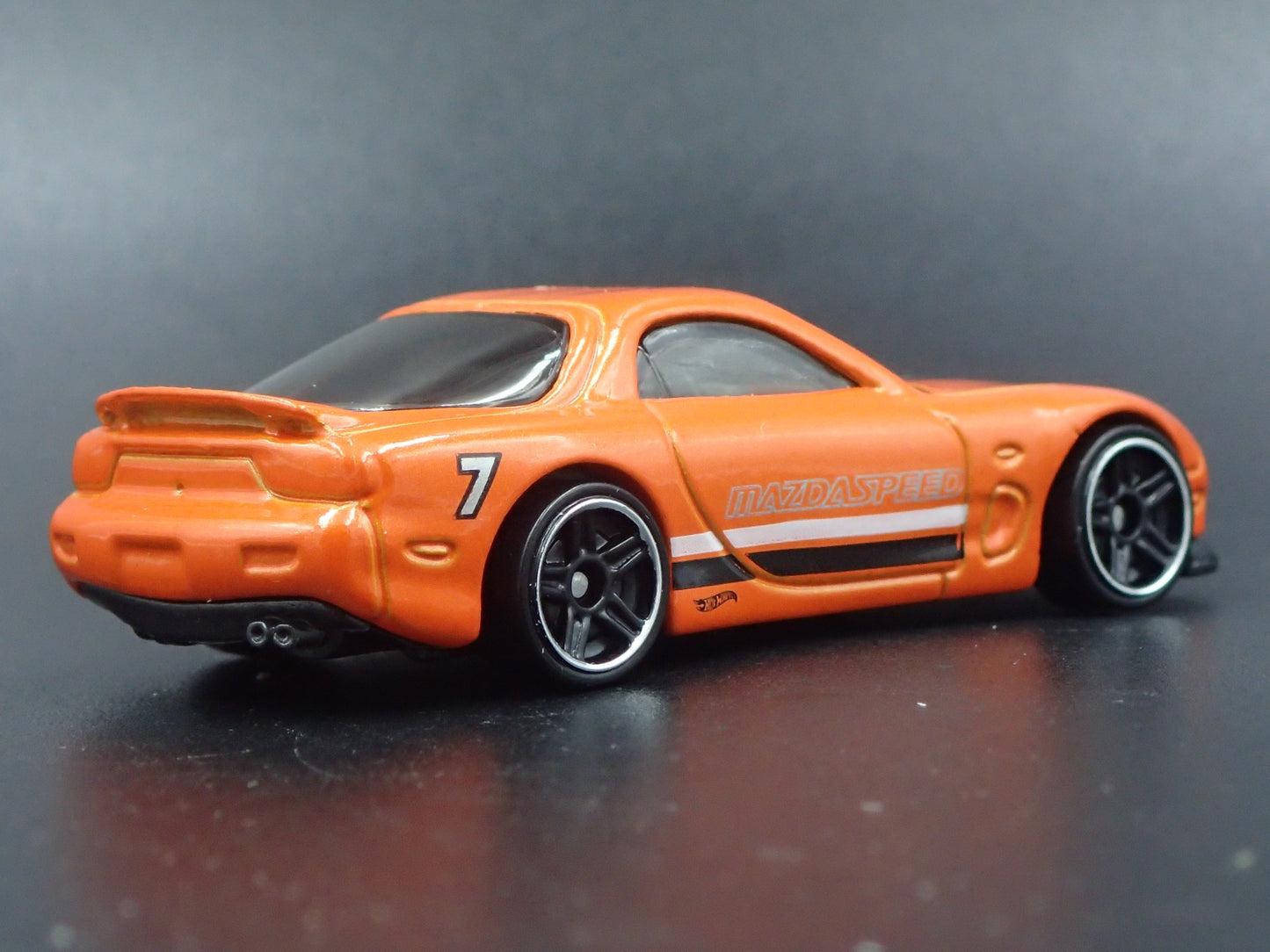 1992-2002 MAZDA RX7 JDM ORANGE 1:64 SCALE COLLECTIBLE DIORAMA DIECAST MODEL CAR