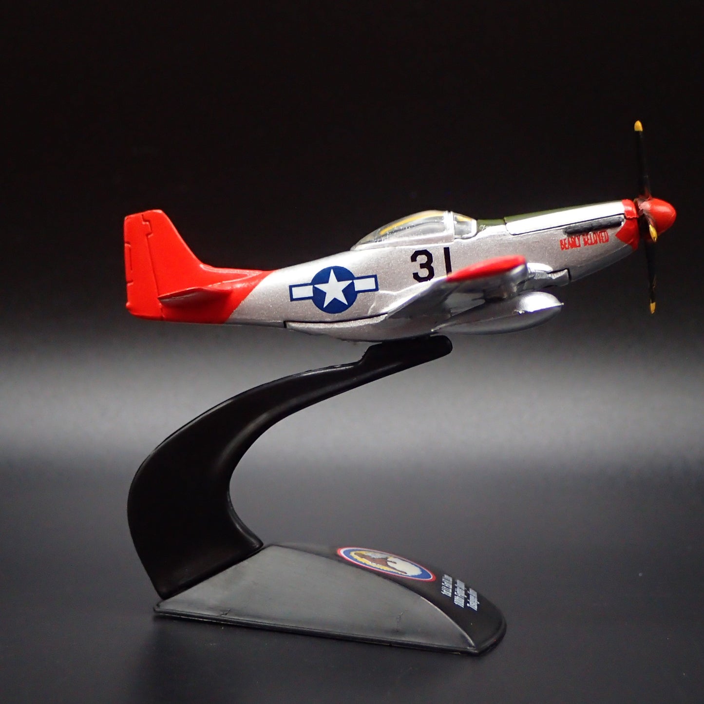WWII NORTH AMERICAN P-51 MUSTANG PLANE ARMY MILITARY 1:144 SCALE DIECAST MODEL