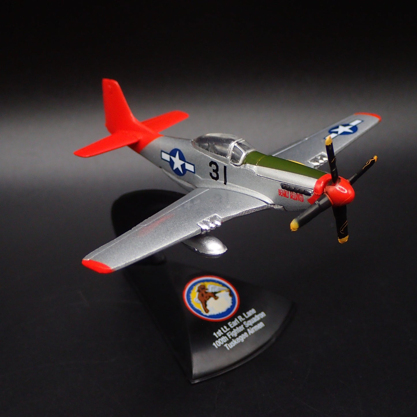 WWII NORTH AMERICAN P-51 MUSTANG PLANE ARMY MILITARY 1:144 SCALE DIECAST MODEL
