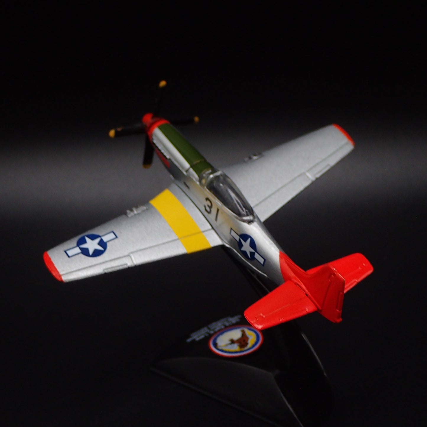 WWII NORTH AMERICAN P-51 MUSTANG PLANE ARMY MILITARY 1:144 SCALE DIECAST MODEL