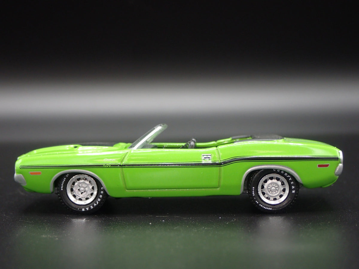 1970 70 DODGE CHALLENGER RT HEMI CONVERTIBLE RARE 1:64 SCALE DIECAST MODEL CAR-Burning Rubber Toy Company