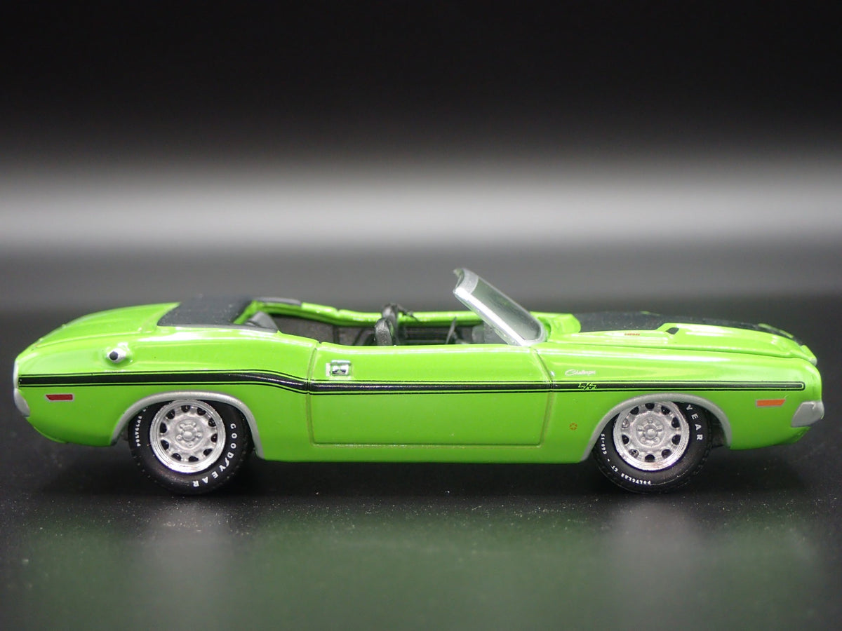1970 70 DODGE CHALLENGER RT HEMI CONVERTIBLE RARE 1:64 SCALE DIECAST MODEL CAR-Burning Rubber Toy Company