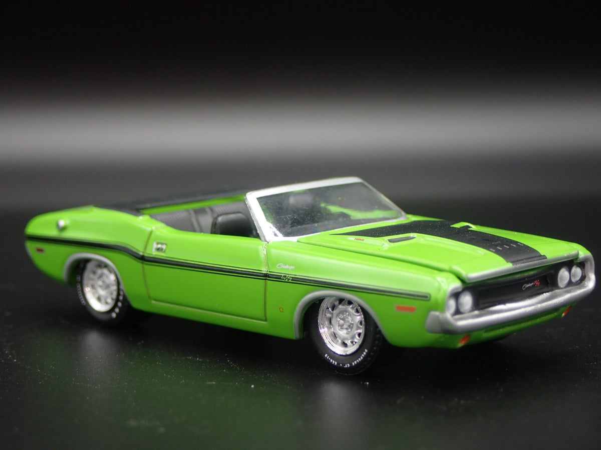 1970 70 DODGE CHALLENGER RT HEMI CONVERTIBLE RARE 1:64 SCALE DIECAST MODEL CAR-Burning Rubber Toy Company
