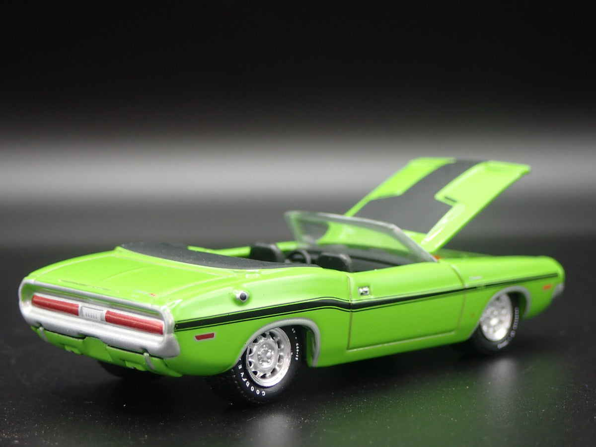 1970 70 DODGE CHALLENGER RT HEMI CONVERTIBLE RARE 1:64 SCALE DIECAST MODEL CAR-Burning Rubber Toy Company