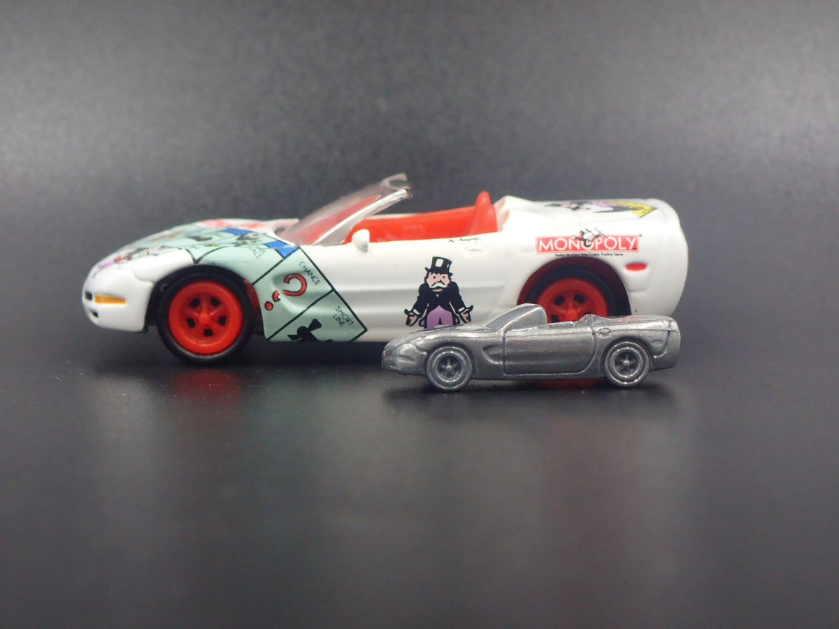 1998 98 CHEVY CHEVROLET CORVETTE CONVERTIBLE C5 MONOPOLY 1:64 SCALE DIECAST MODEL CAR