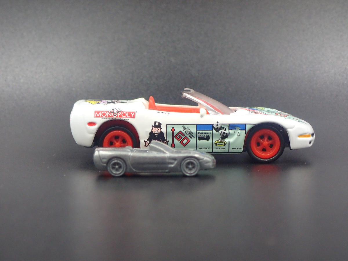 1998 98 CHEVY CHEVROLET CORVETTE CONVERTIBLE C5 MONOPOLY 1:64 SCALE DIECAST MODEL CAR