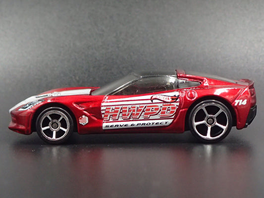 2014-2019 CHEVY CHEVROLET CORVETTE STINGRAY C7 RED 1:64 SCALE DIECAST MODEL CAR