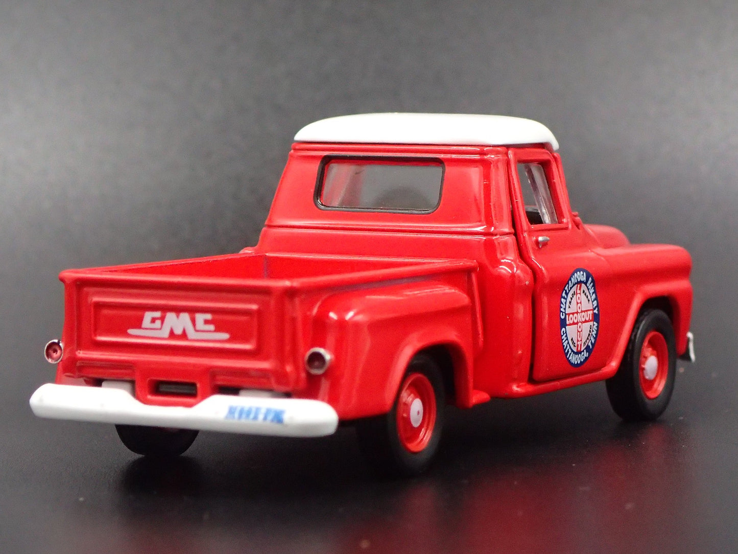 1958 58 GMC FLEET OPTION PICKUP TRUCK MOONPIE BAKERY RED 1:64 DIECAST MODEL CAR