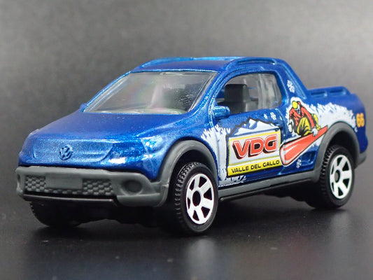 2011-2018 VW VOLKSWAGEN SAVEIRO PICKUP TRUCK BLUE 1:64 SCALE DIECAST MODEL CAR