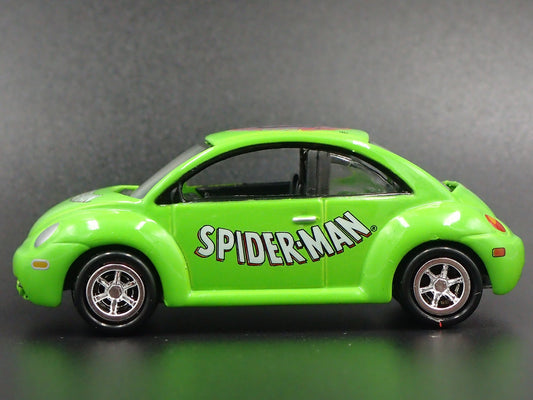 1998-2011 VW VOLKSWAGEN NEW BEETLE BUG SPIDERMAN 1:64 SCALE DIECAST MODEL CAR