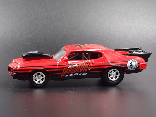 1971 71 PONTIAC GTO NHRA PRO STREET DAREDEVIL RARE 1:64 SCALE DIECAST MODEL CAR-Burning Rubber Toy Company