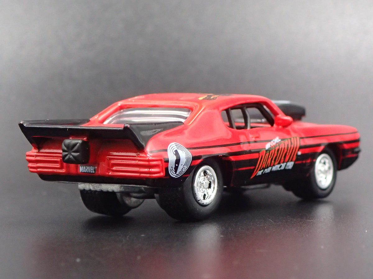 1971 71 PONTIAC GTO NHRA PRO STREET DAREDEVIL RARE 1:64 SCALE DIECAST MODEL CAR-Burning Rubber Toy Company